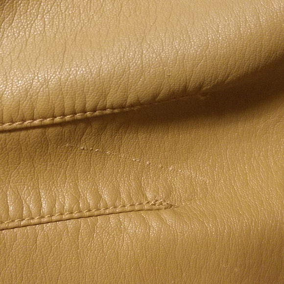 Free People Buckle Up Vegan Mini Skirt Camel Size 6 *As Is* - Picture 6 of 13